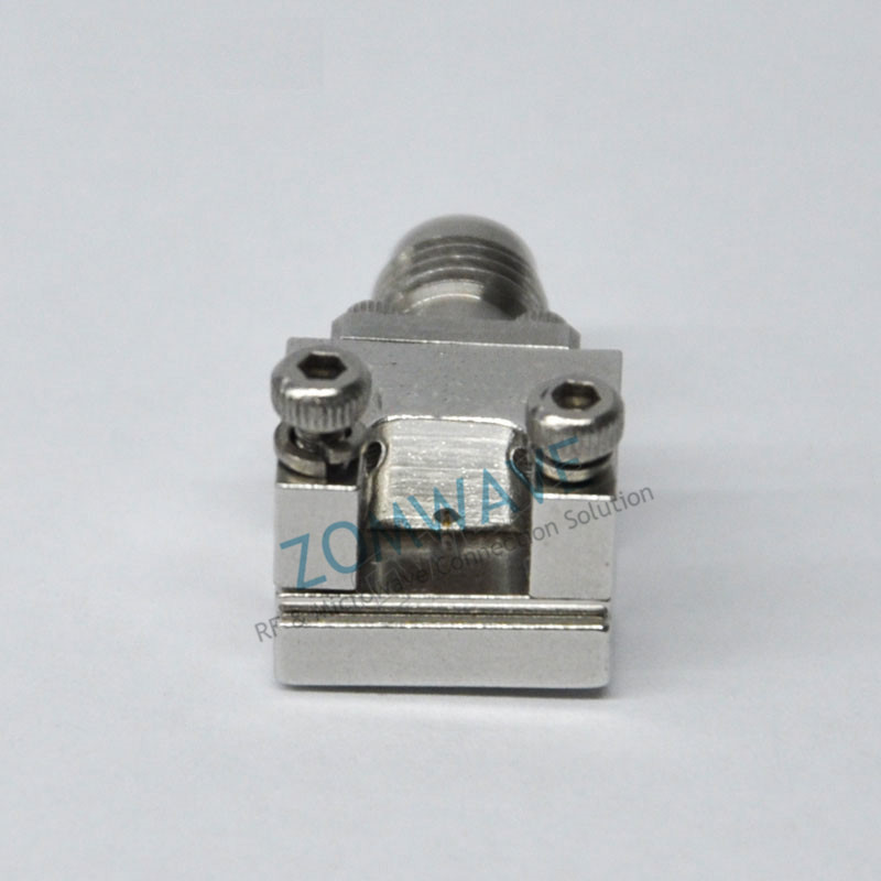 1.85mm Female Solderless PCB Compression Mount, Removable End Launch