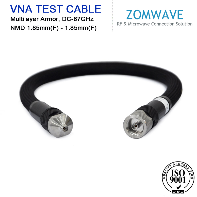 NMD1.85mm Female to 1.85mm Female VNA Test Cable With Multilayer Armor,DC-67GHz