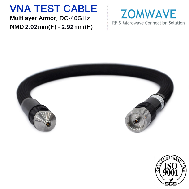 NMD2.92mm Female to 2.92mm Female VNA Test Cable With Multilayer Armor,DC-40GHz