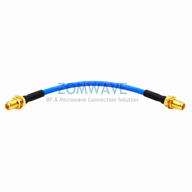 SMA Female to SMA Female, Formable .141''RG402 Cable, 12GHz