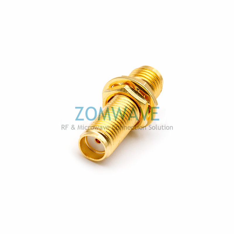 SMA Female to SMA Female Bulkhead Adapter, 6GHz