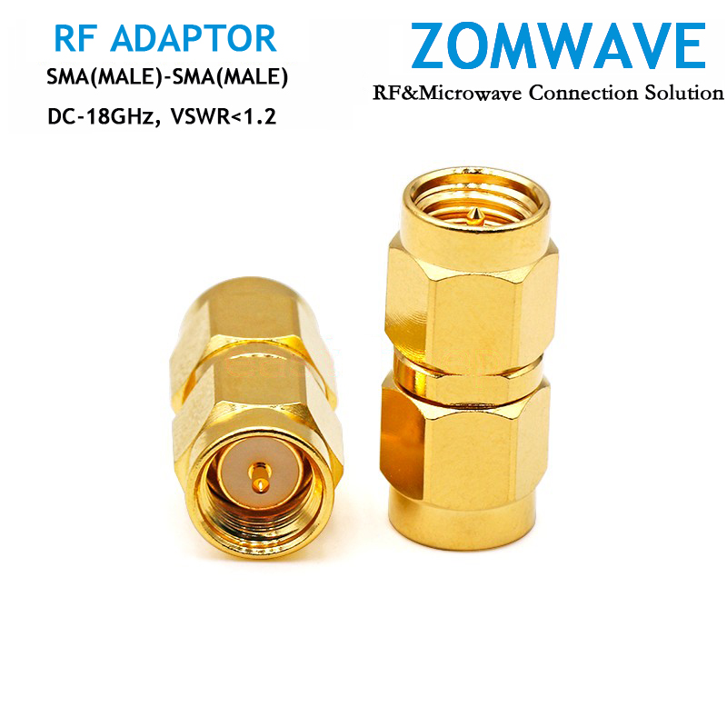 SMA Male to SMA Male Adapter, 18GHz