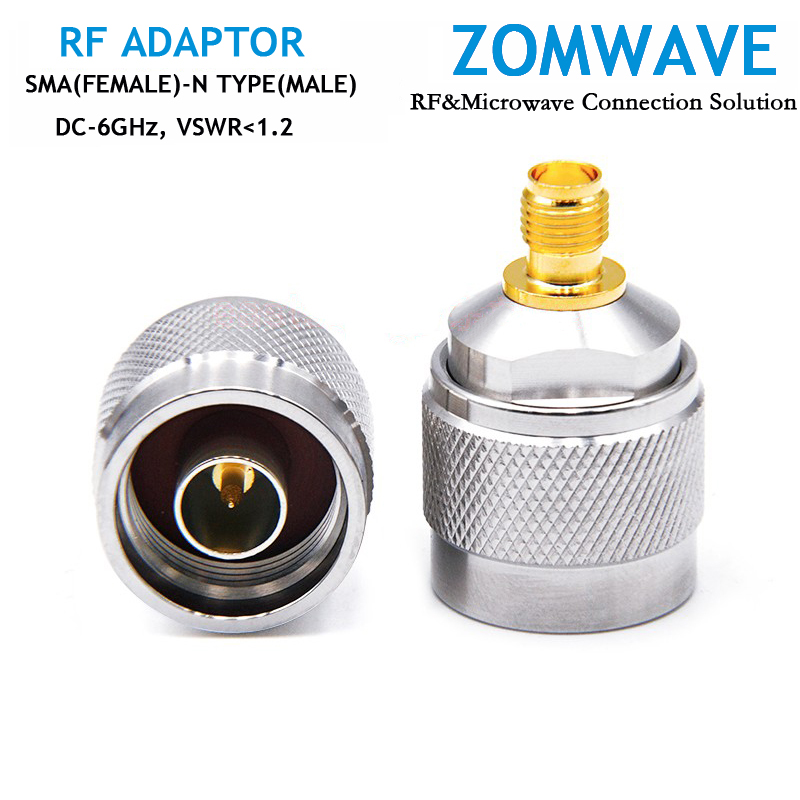SMA Female to N Type Male Adapter, 6GHz