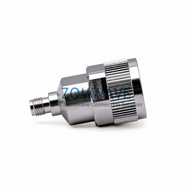 SMA Female to N Type Male Stainless Steel Adapter, 18GHz