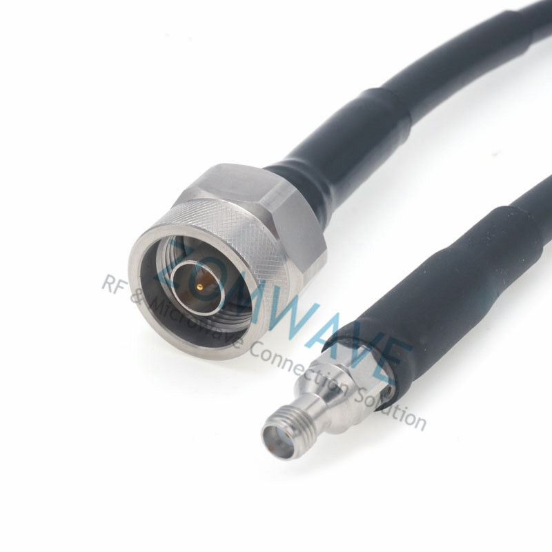 SMA Female to N Male Ultra Flexible RF Test Cable,Low Loss Phase-Stable,18GHZ