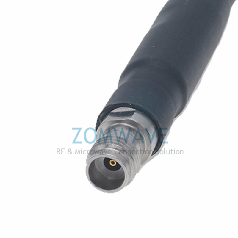 0.5 Meter 50 GHz Low Loss Armored 2.4mm Male/Male Straight Assembly 