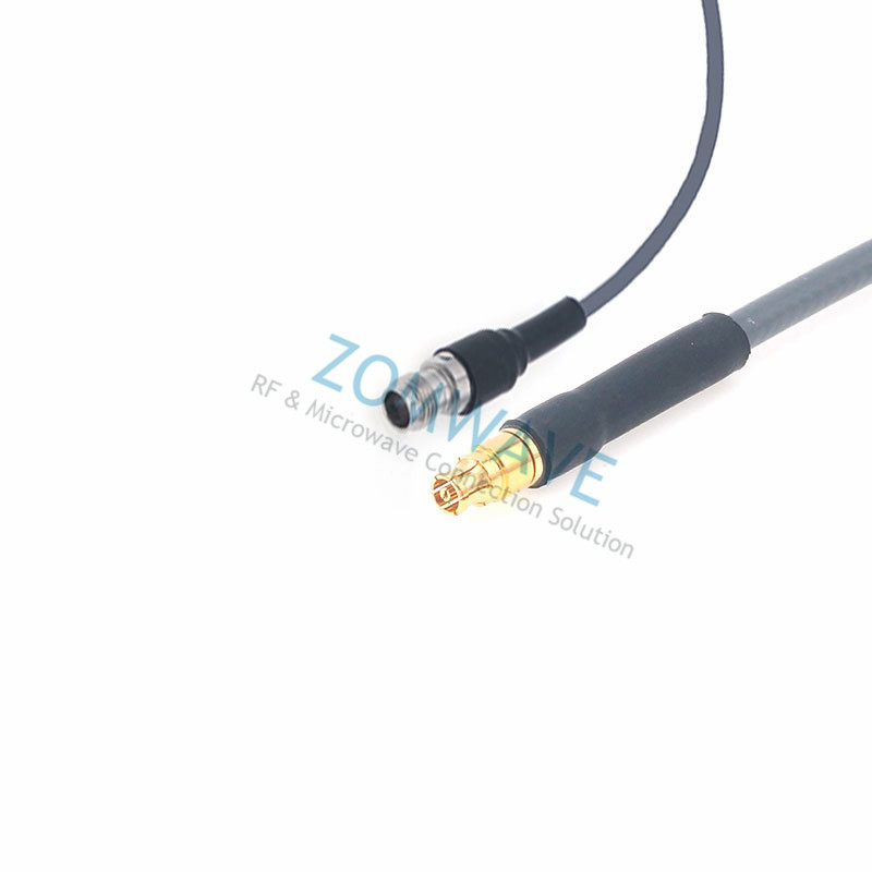 2.4mm Female to Mini SMP (SMPM/GPPO) Female, Flexible ZCXN 3506 Cable, 50GHz