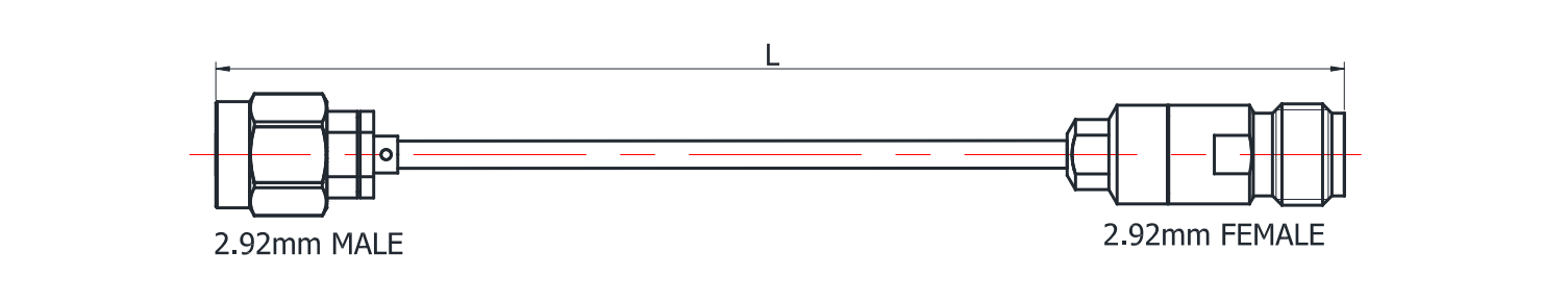 2.92mm male to female, coaxial cable supplier, coax assembly