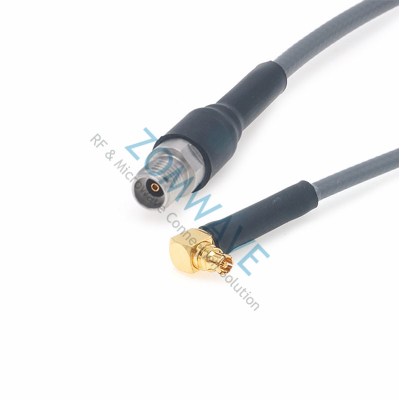 2.92mm Female to Mini SMP (SMPM/GPPO) Right Angle Female,Flexible ZCXN3506,40GHZ