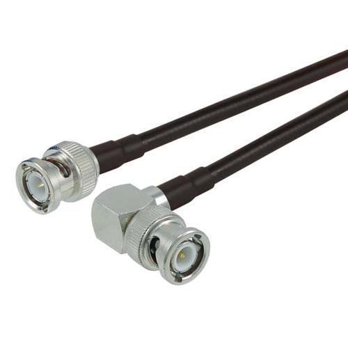 right-angle BNC male, straight-through BNC male, bnc cable assembly