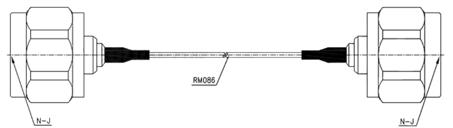 type n male cable, n type female cable, custom rf cables