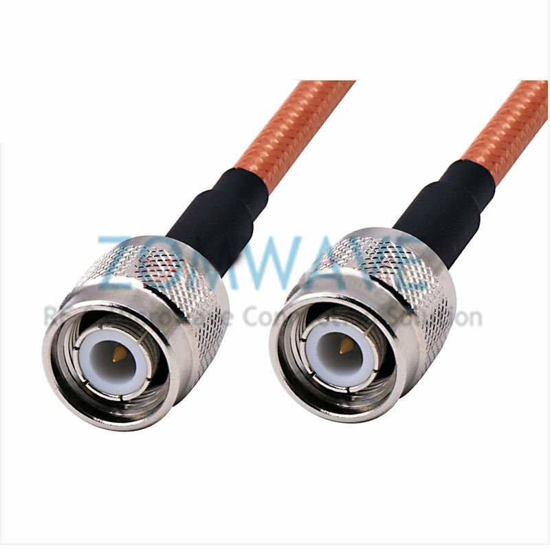 TNC Male to TNC Male, RG142 Double Shielded Cable, 6GHz