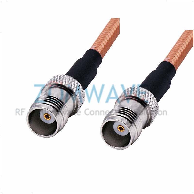 TNC Female to TNC Female, RG142 Double Shielded Cable, 6GHz