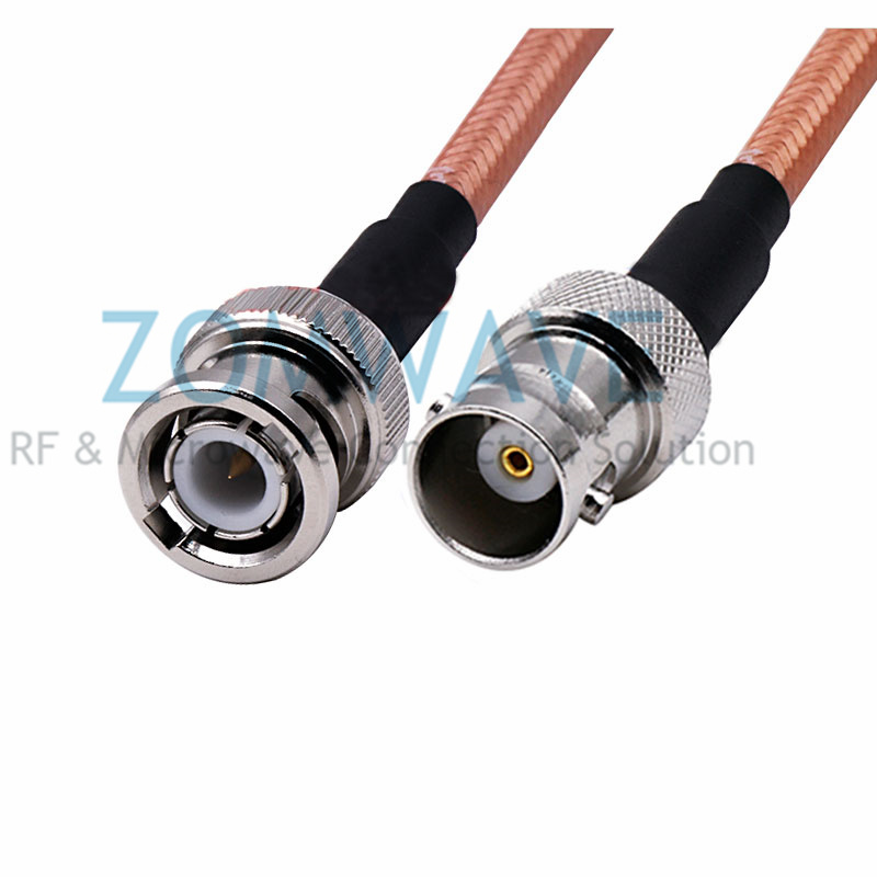 BNC Male to BNC Female, RG142 Double Shielded Cable, 4GHz