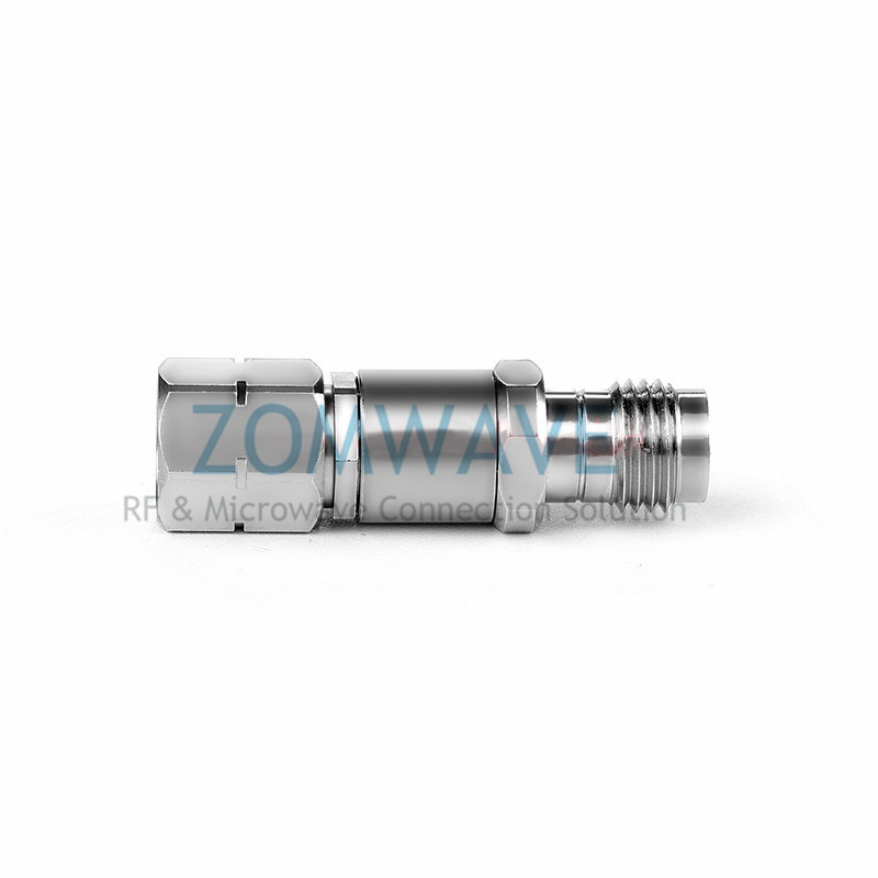 2.4mm Male to 2.4mm Female Stainless Steel Adapter, 50GHz