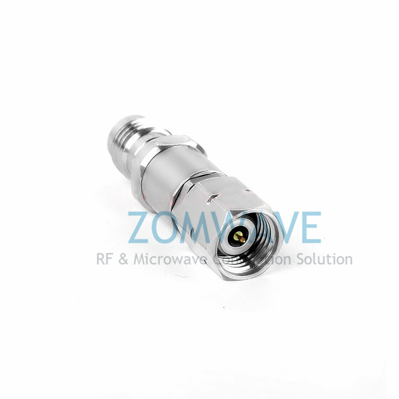 2.4mm Male to 2.4mm Female Stainless Steel Adapter, 50GHz