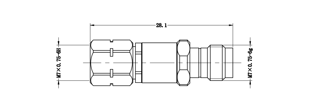 2.4mm adapter, 2.4mm male adapter, 2.4mm female adapter