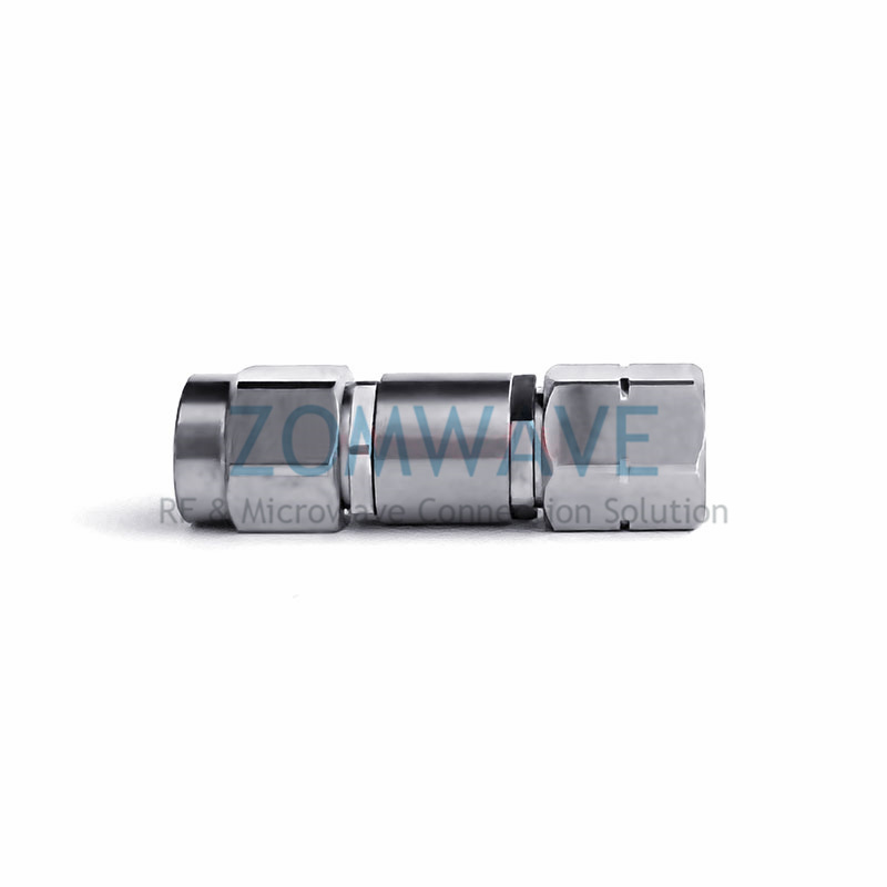 2.4mm Male to 2.92mm Male Stainless Steel Adapter, 40GHz