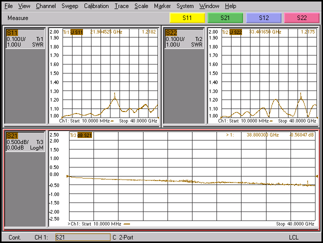 2.4mm Male to Mini SMP (SMPM/GPPO) Female Adapter, 40GHz