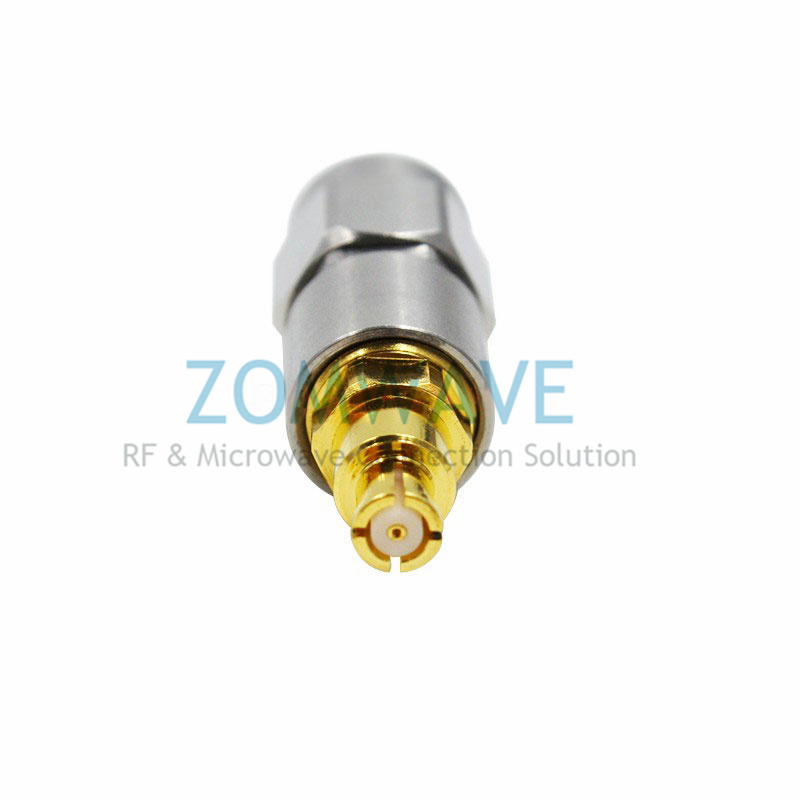 2.4mm Male to SMP (GPO) Female Stainless Steel Adapter, 40GHz