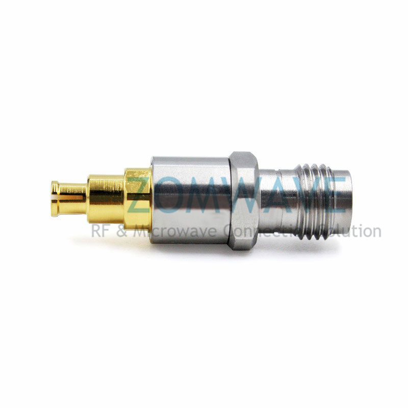 2.4mm Female to SMP (GPO) Female Stainless Steel Adapter, 40GHz