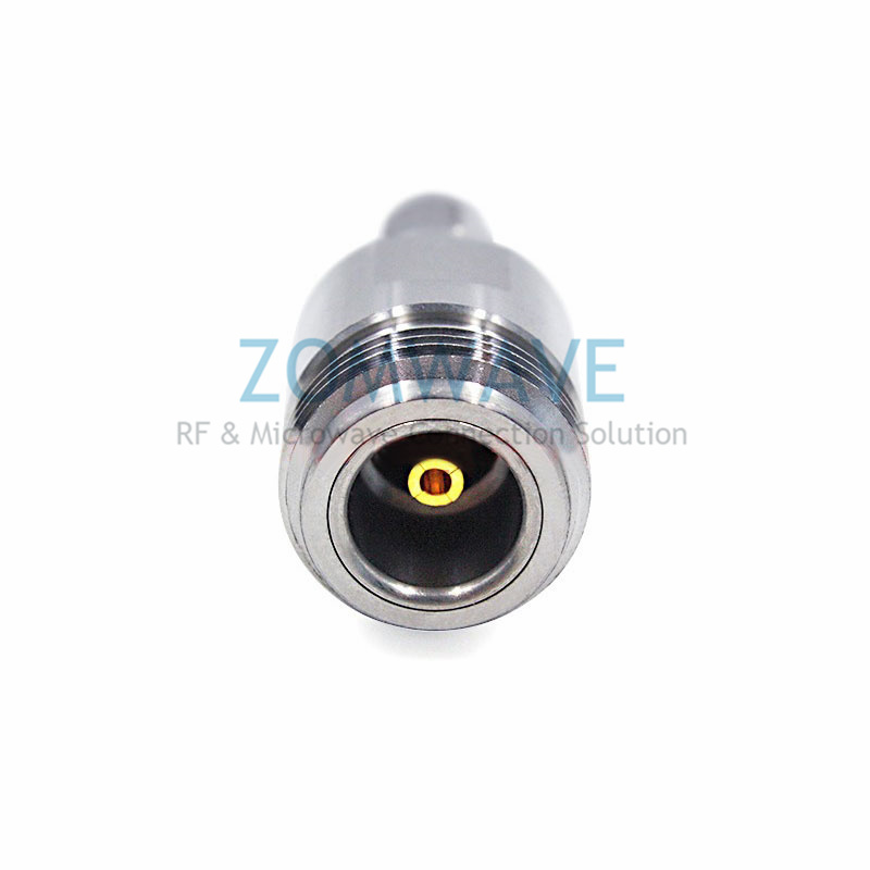 2.4mm Male to N Type Female Stainless Steel Adapter, 18GHz