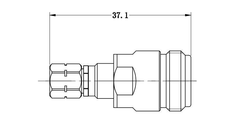 2.4mm male adapter, type n adapter, custom rf adapter