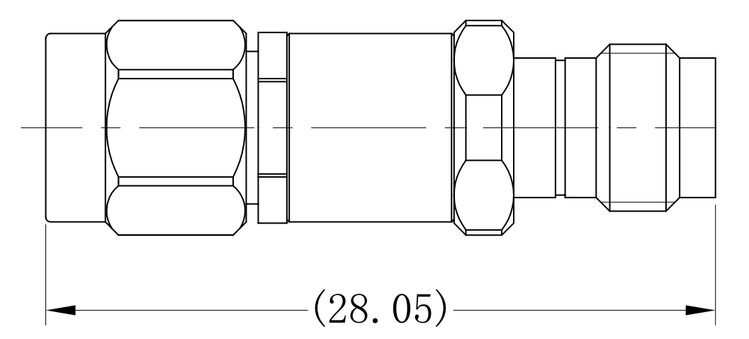 2.4mm female adapter, 3.5mm male adapter