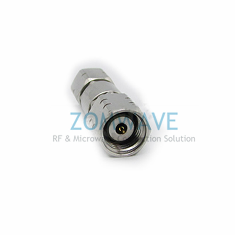 1.85mm Male to 2.4mm Male Stainless Steel Adapter, 50GHz