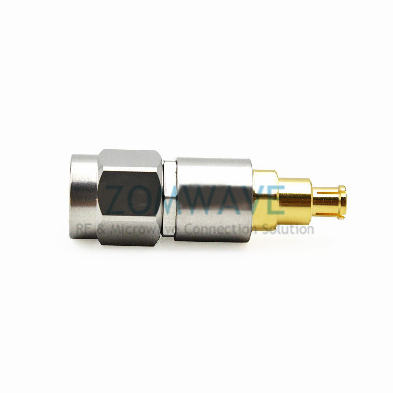 2.92mm Male to SMP (GPO) Female Stainless Steel Adapter, 40GHz