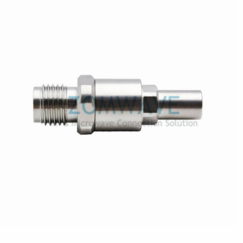 2.92mm Female to SMP (GPO) Male Stainless Steel Adapter, 40GHz