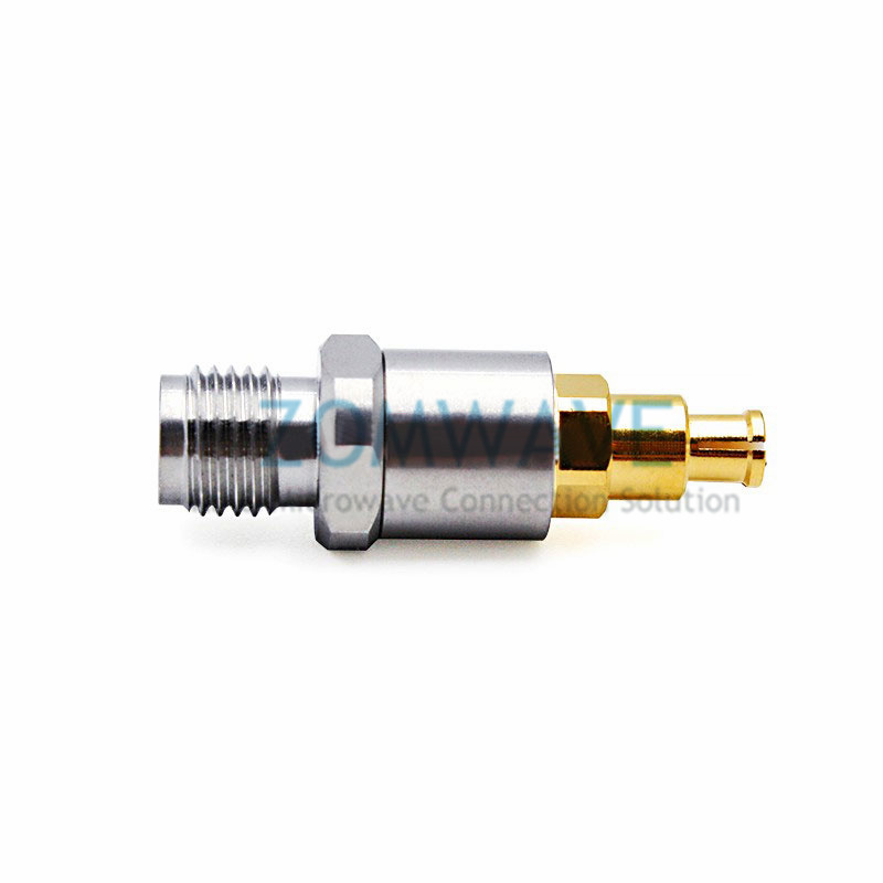 3.5mm Female to SMP (GPO) Female Stainless Steel Adapter, 26.5GHz