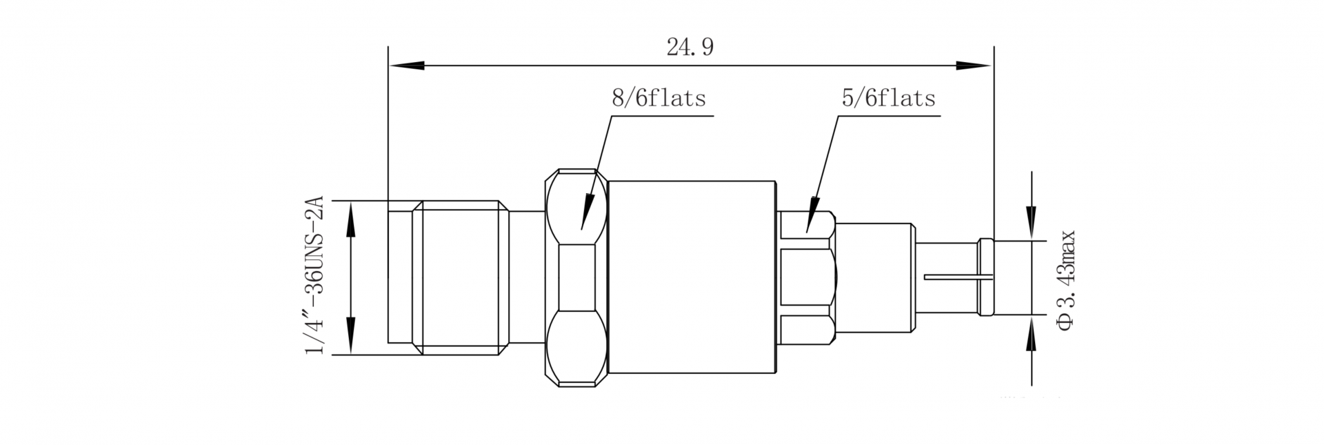 smp female adapter, gpo female adapter, 3.5mm female adapter