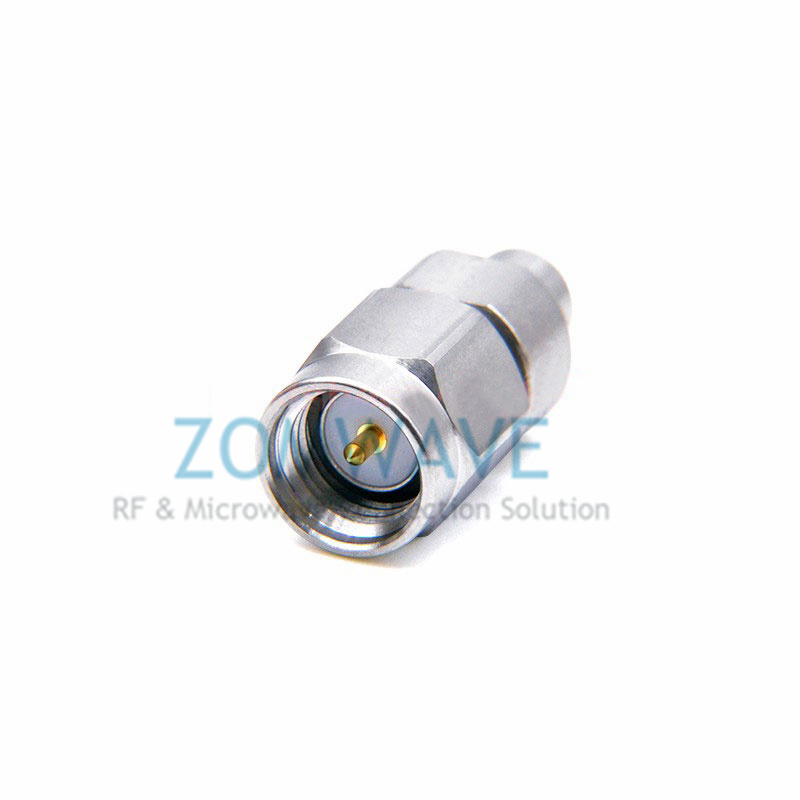 SMA Male to SMP (GPO) Male Stainless Steel Adapter, 18GHz