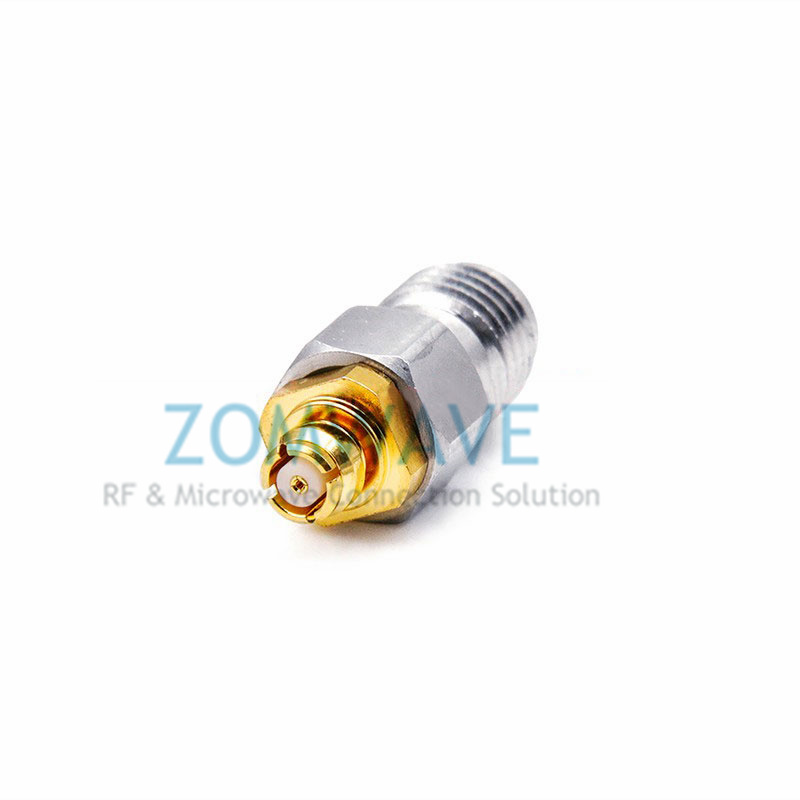 SMA Female to SMP (GPO) Female Stainless Steel Adapter, 18GHz