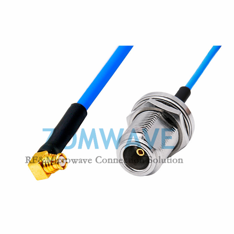 smp female cable assembly, smp female right angle cable assembly