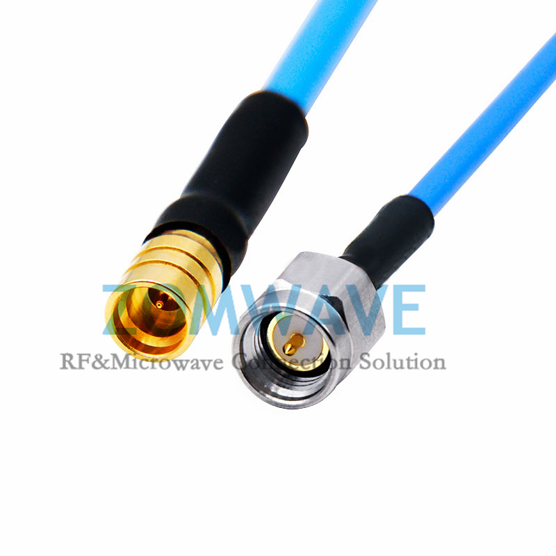 SMP(GPO) Male to SMA Male, Flexible .086''/SS405 Cable, 18GHz