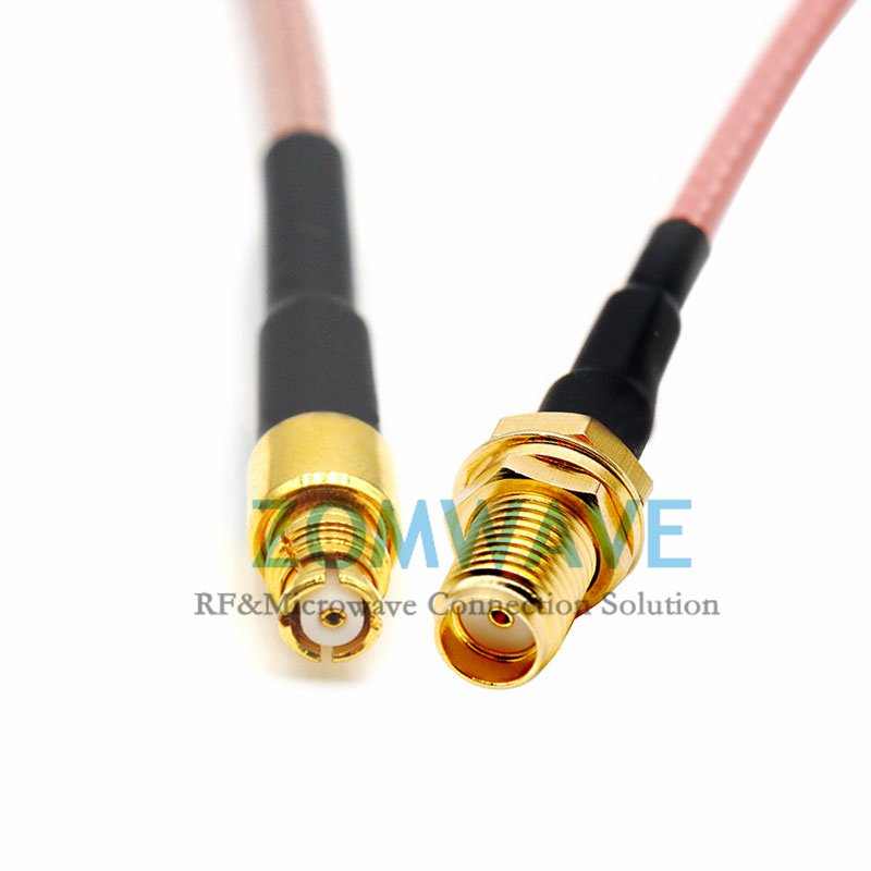 SMP(GPO) Female to SMA Female Bulkhead, RG316 Cable, 6GHz
