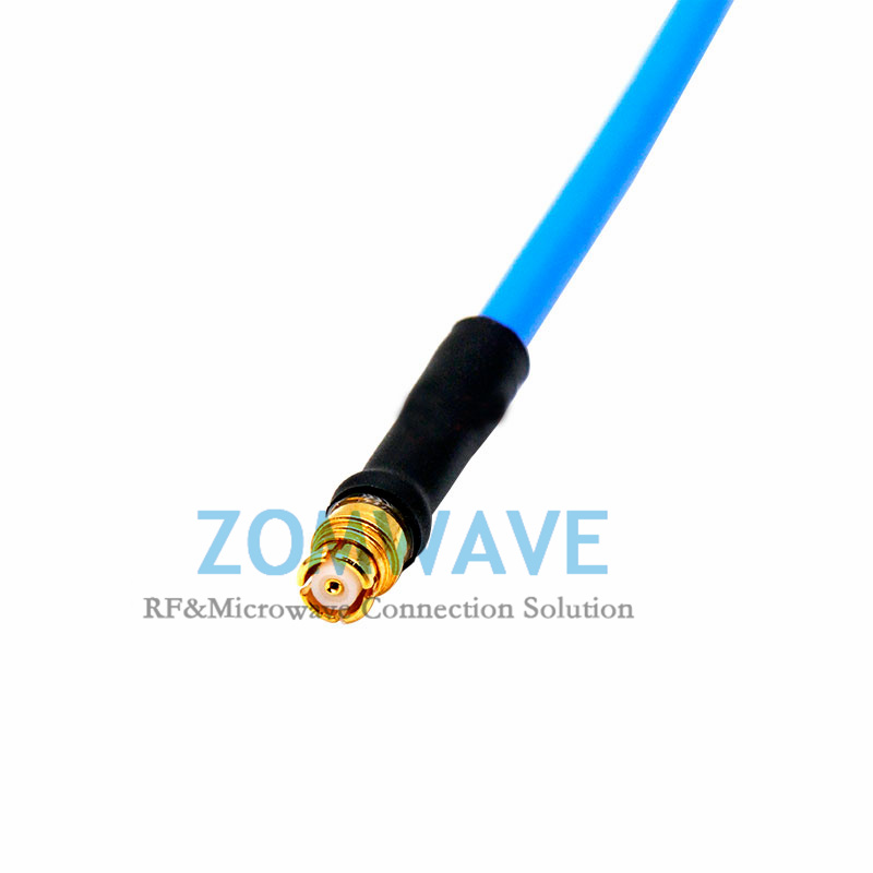 SMP(GPO) Female to SMP(GPO) Female, Formable .086''_RG405 Cable, 9GHz