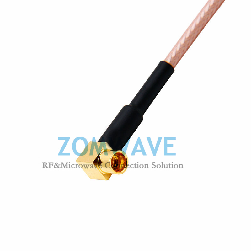 SMP(GPO) Male Right Angle to SMP(GPO) Male Right Angle, RG316 Cable, 6GHz