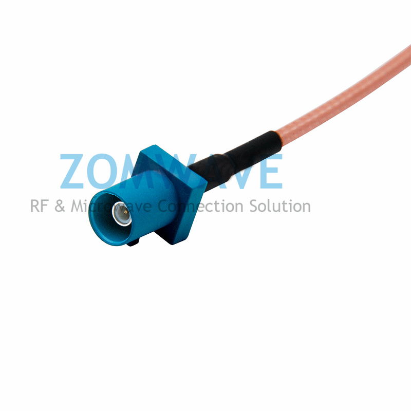 FAKRA Z-Code Male to FAKRA Z-Code Male, RG316 Cable, 6GHz