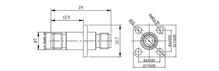 2.92 mm adapter, 2.92 mm rf adapter, sma adapter