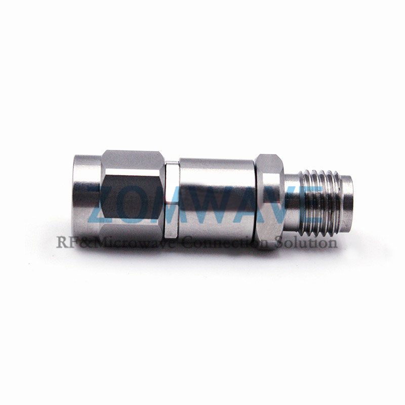 2.92mm Female to 3.5mm Male Stainless Steel Adapter, 26.5GHz