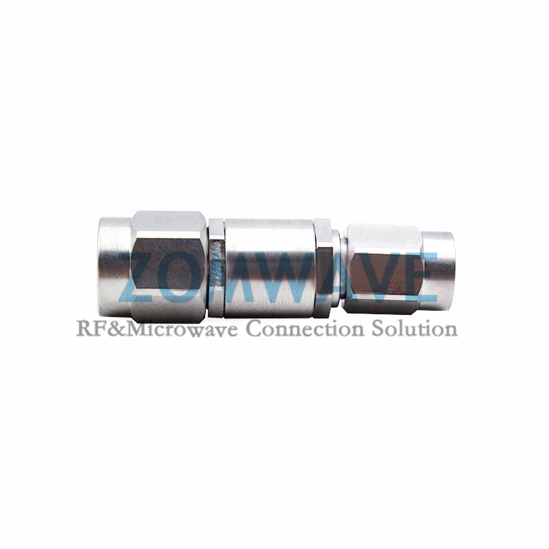 2.92mm Male to SSMA Male Stainless Steel Adapter, 40GHz