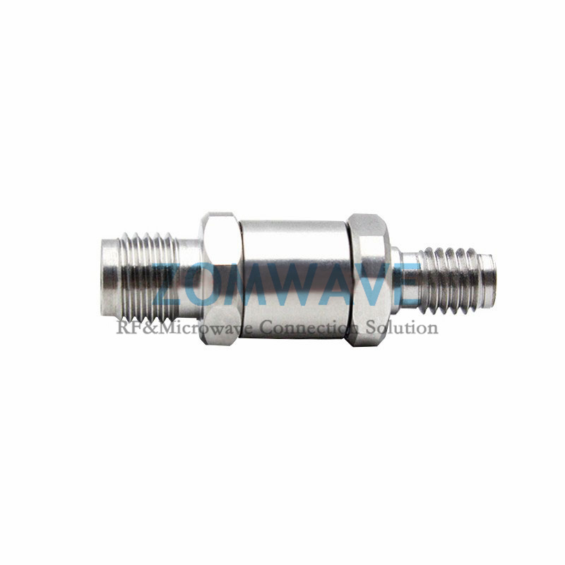 2.92mm Female to SSMA Female Stainless Steel Adapter, 40GHz