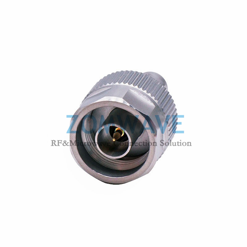 2.92mm Male to N Type Male Stainless Steel Adapter, 18GHz