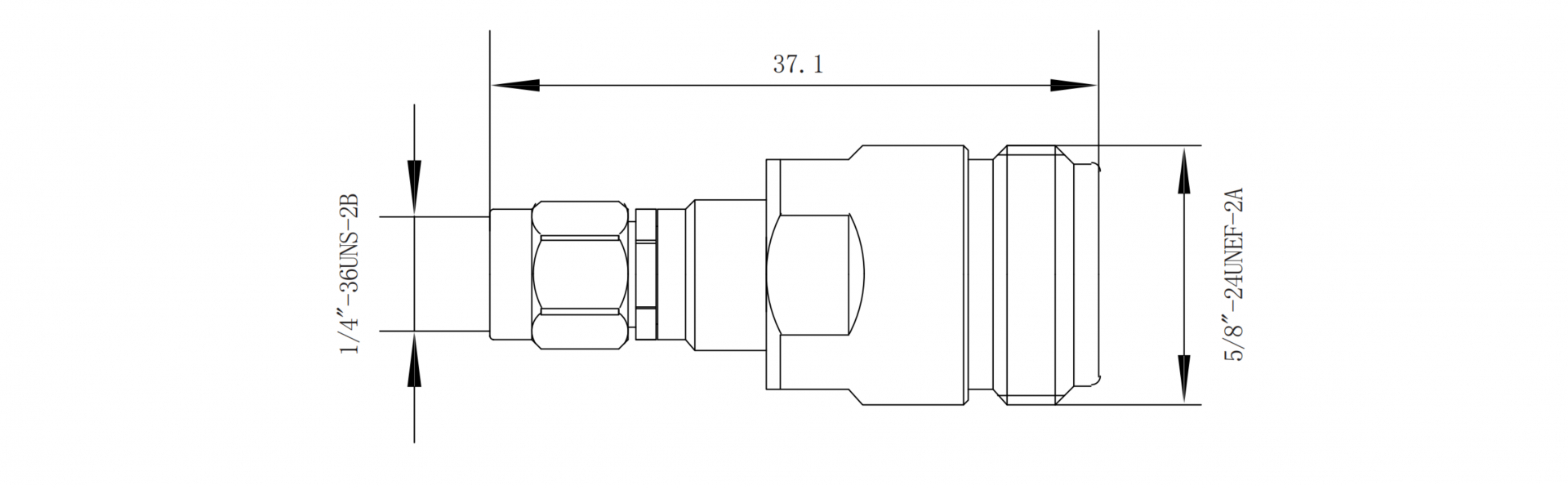 2.92 mm adapter, 2.92mm female adpter, 2.92mm rf adapter, n female