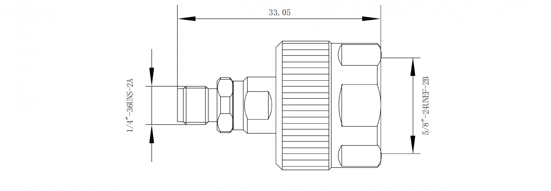 2.92 mm female adapter, 2.92 mm male adapter, type n adapter