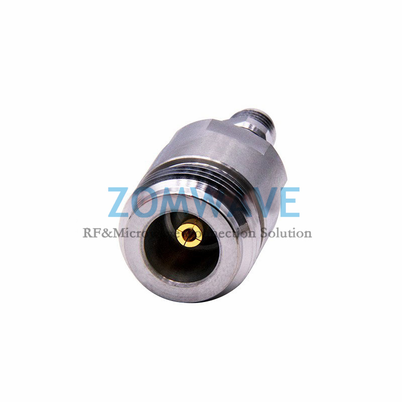 2.92mm Female to N Type Female Stainless Steel Adapter, 18GHz