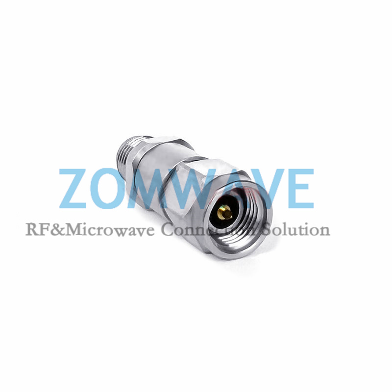 3.5mm Male to 3.5mm Female Stainless Steel Adapter, 26.5GHz
